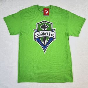 NWT MLS Seattle Sounders FC Soccer Futbol Club Short Sleeve Tee Shirt Sz XL